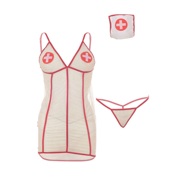 Women’s Nurse Erotic Costume for Roleplay- 00153