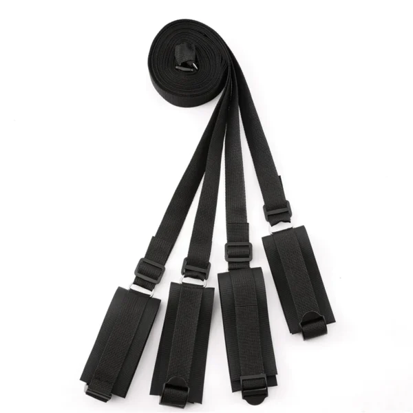 BDSM Bed Restraint Kit Adjustable Nylon Belt – 01010
