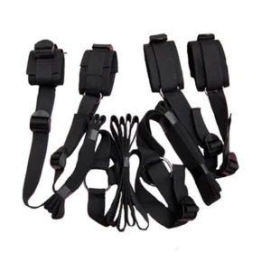 BDSM Bed Restraint Kit Adjustable Nylon Belt – 01010