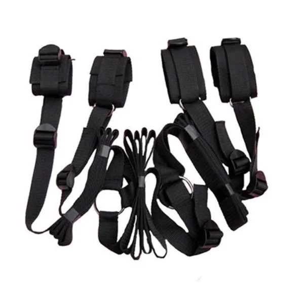 BDSM Bed Restraint Kit Adjustable Nylon Belt – 01010