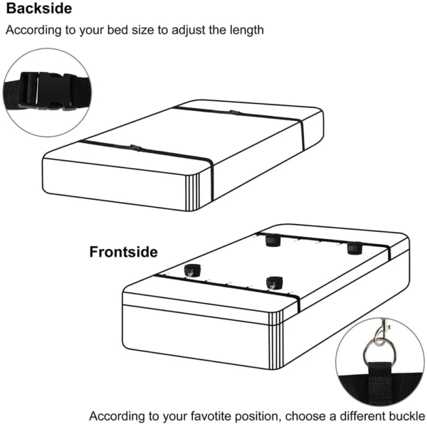 BDSM Bed Restraint Kit For Bondage LoveMaking